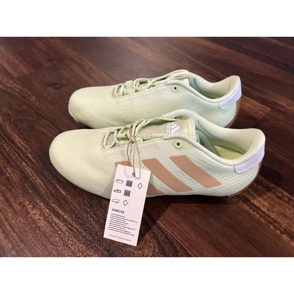 New Adidas Mens The Road Shoe Cycling Shoes Size 6 Green